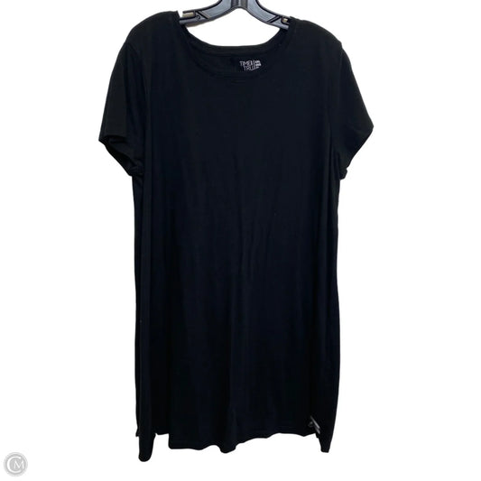 Dress Casual Short By Time And Tru In Black, Size: Xxl