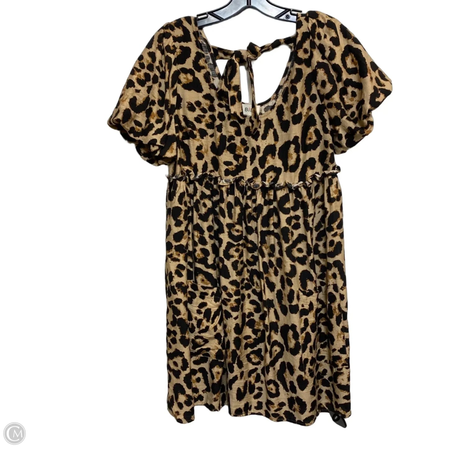Dress Casual Short By Bibi In Animal Print, Size: S