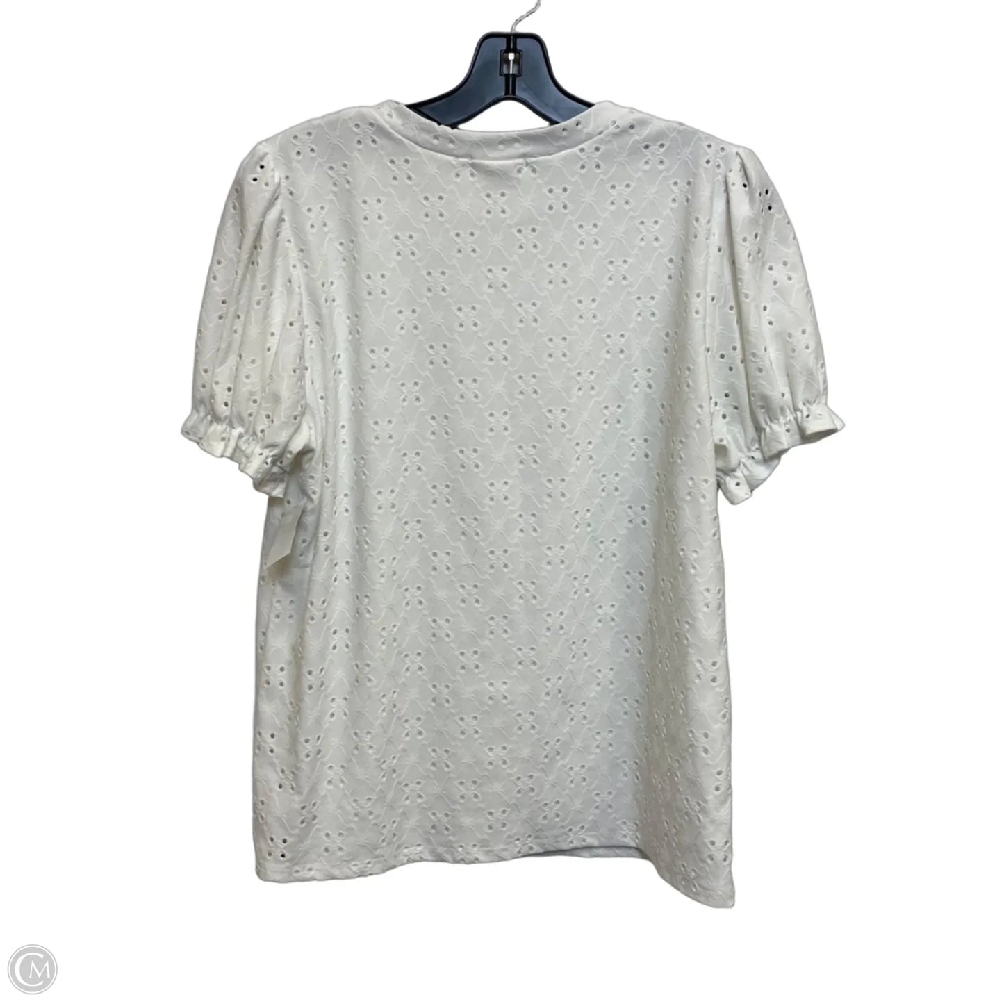 Top Short Sleeve By Les Amis In White, Size: L