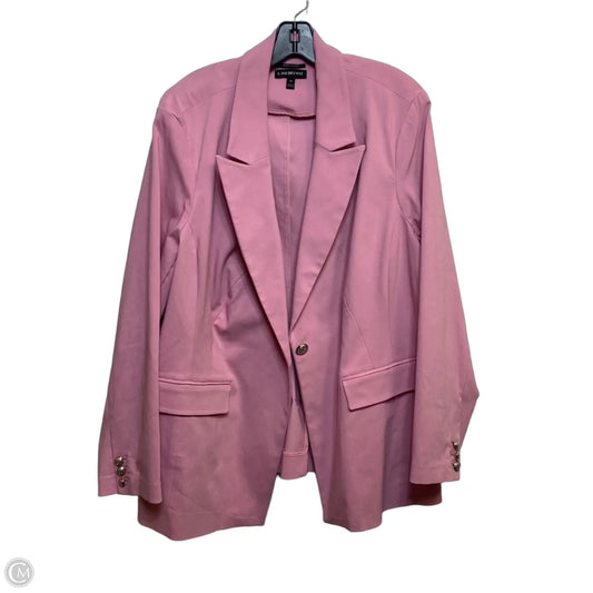 Blazer By Lane Bryant In Pink, Size: 3x