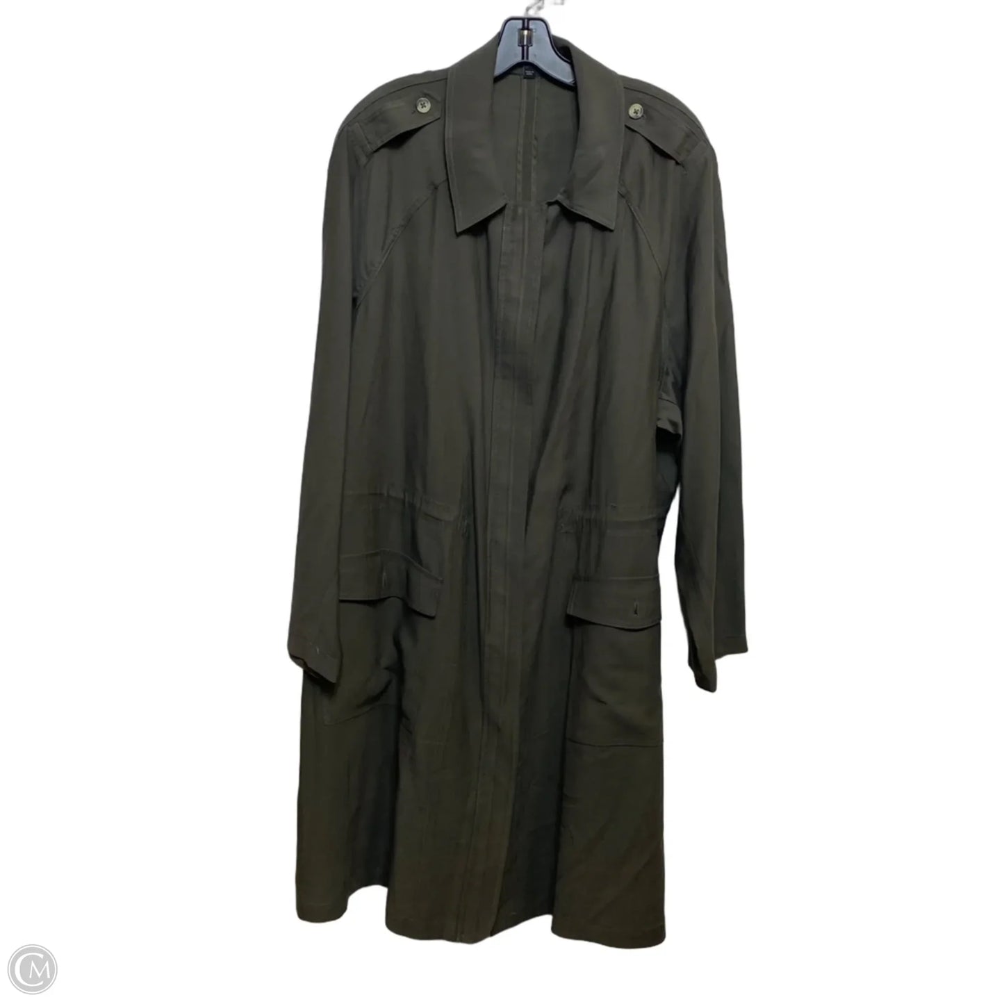 Jacket Utility By Lane Bryant In Green, Size: 3x