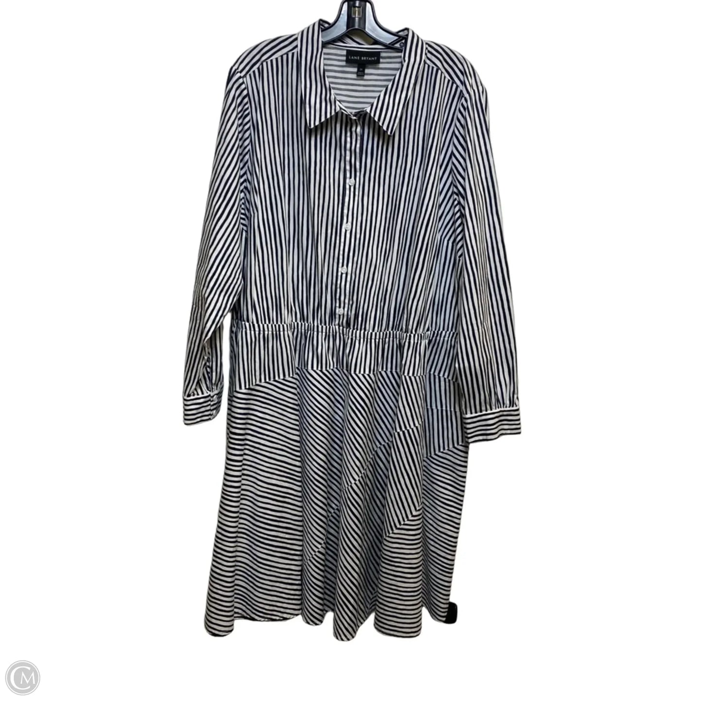 Dress Casual Short By Lane Bryant In Black & White, Size: 3x