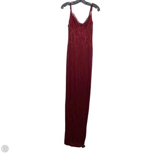 Dress Casual Maxi By Fashion Nova In Red, Size: L