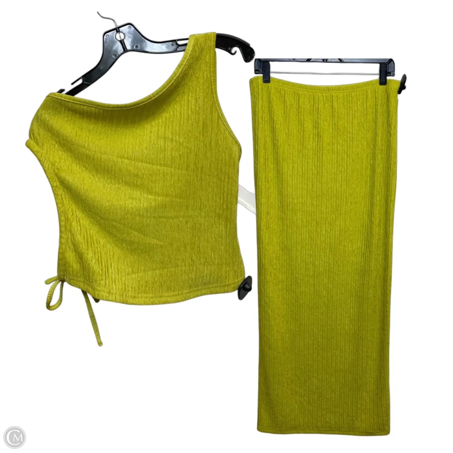 Skirt Set 2pc By Shein In Green, Size: L