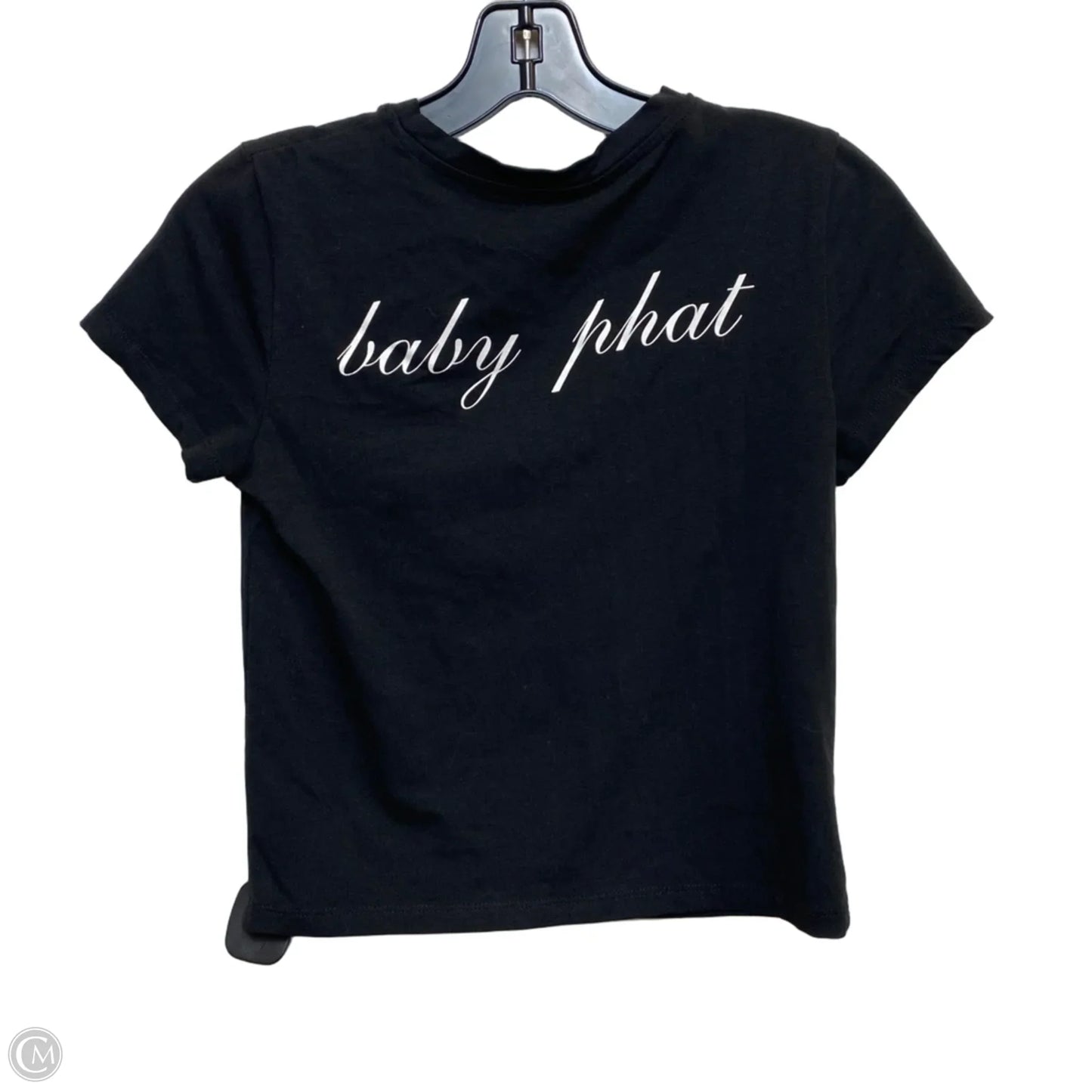 Top Short Sleeve By Baby Phat In Black, Size: S
