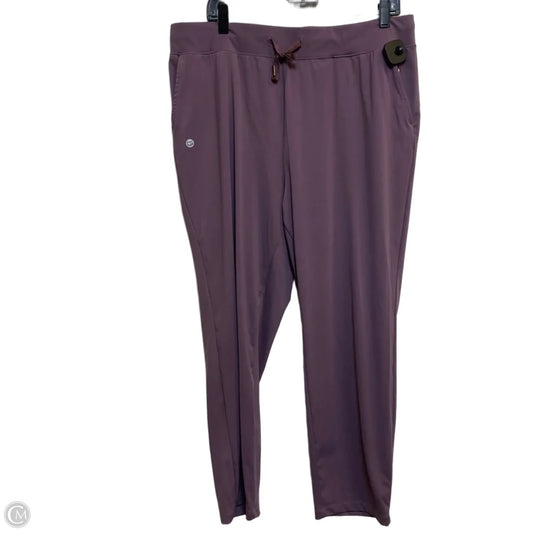 Athletic Pants By Cme In Purple, Size: Xxl