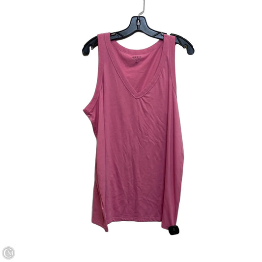 Top Sleeveless By Torrid In Pink, Size: 2x