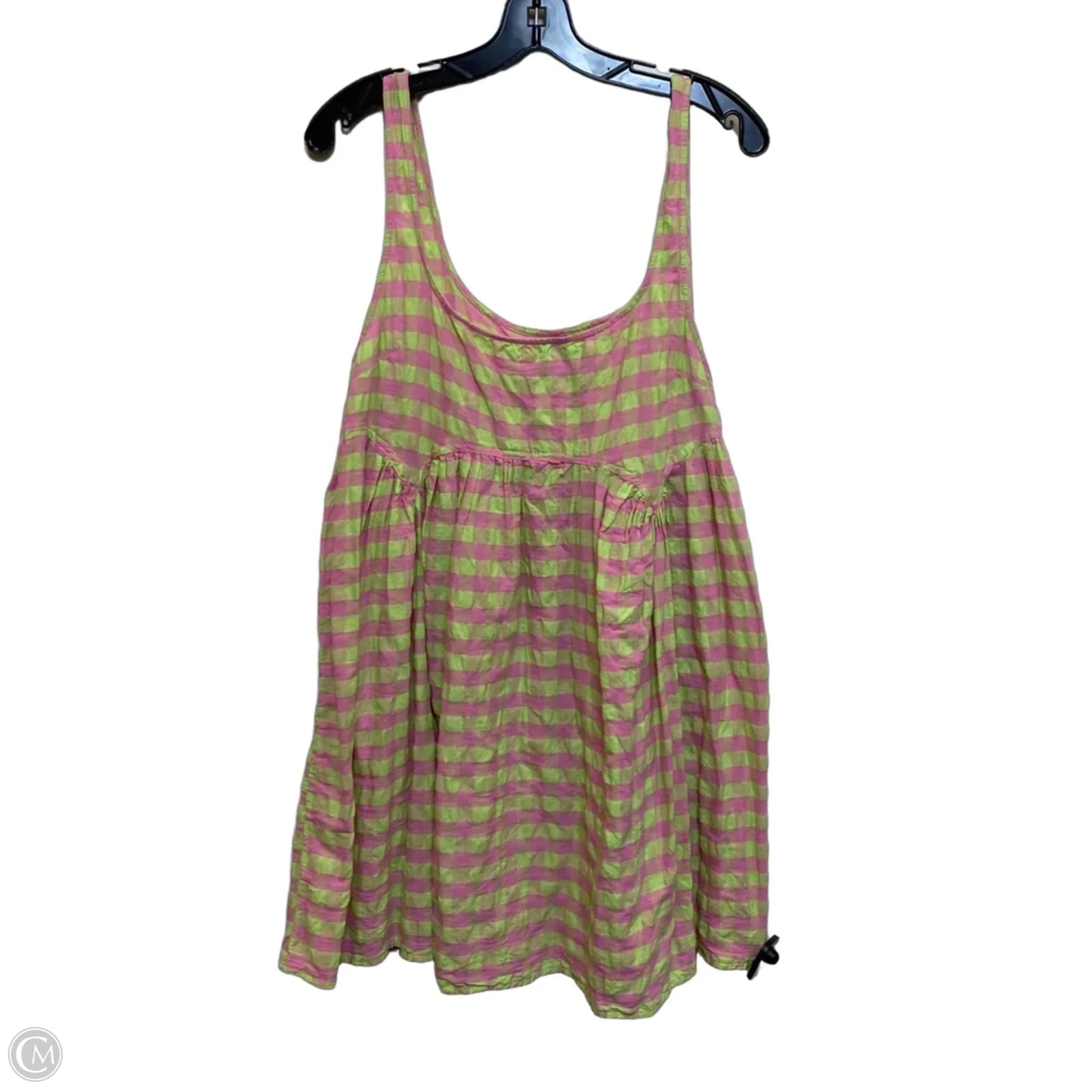 Dress Casual Short By Asos In Green & Pink, Size: M