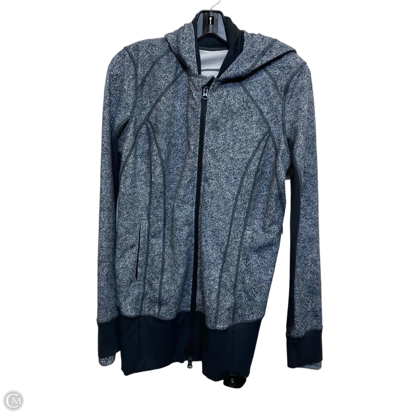 Athletic Jacket By Lululemon In Grey, Size: M