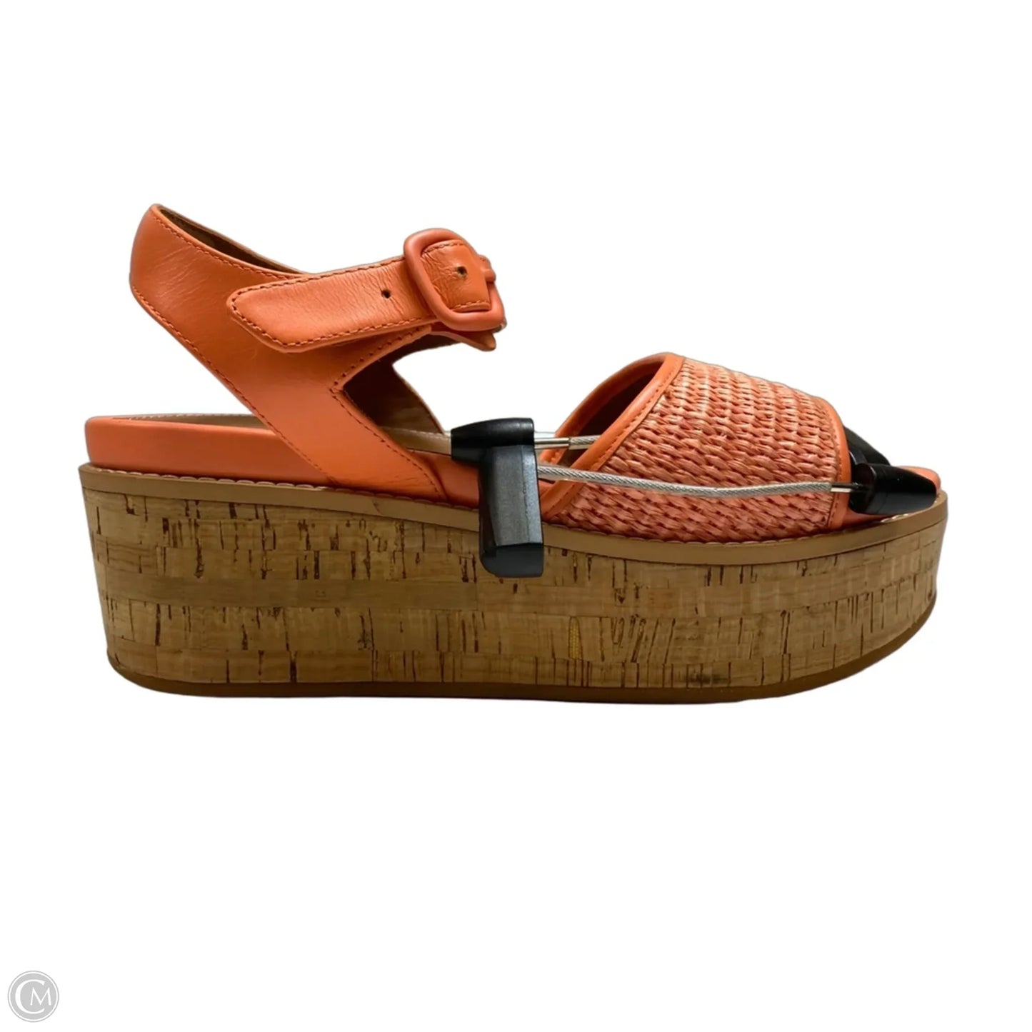 Sandals Heels Platform By Fitflop In Orange, Size: 7