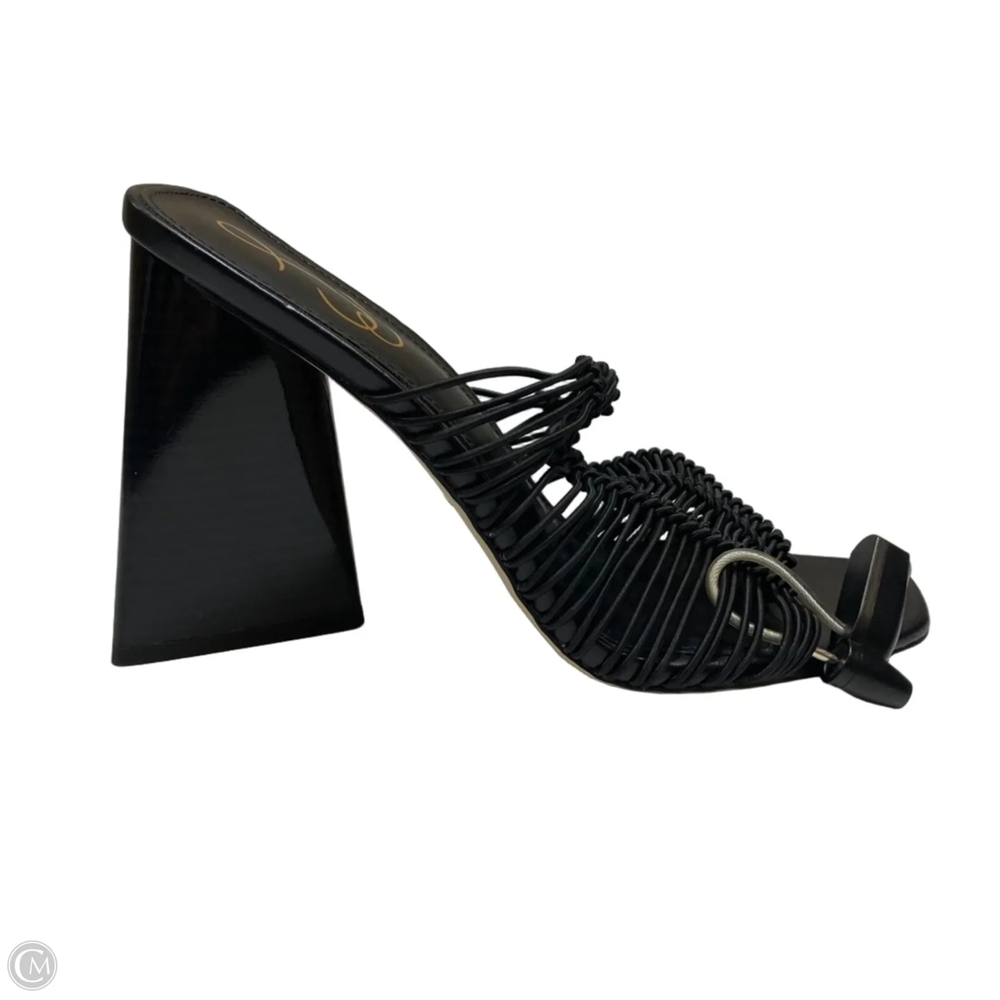 Sandals Heels Block By Sam Edelman In Black, Size: 8.5