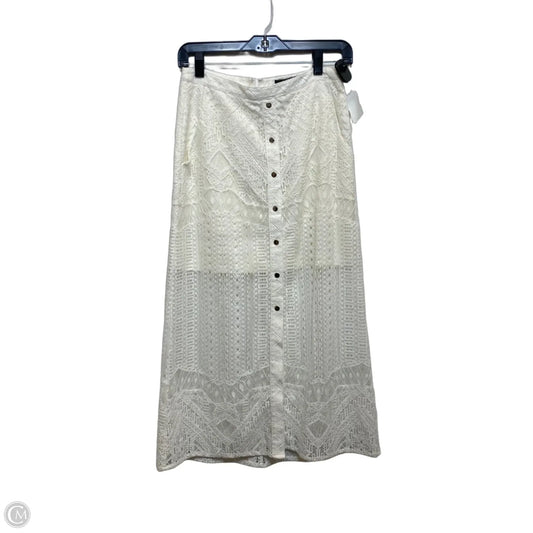 Skirt Maxi By Bcbgmaxazria In Cream, Size: Xs