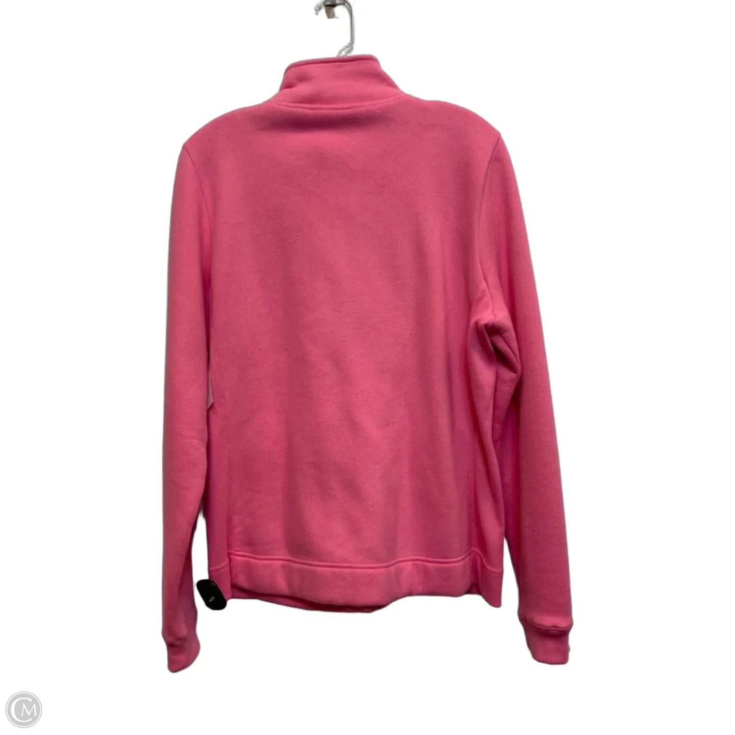 Sweatshirt Collar By Izod In Pink, Size: L