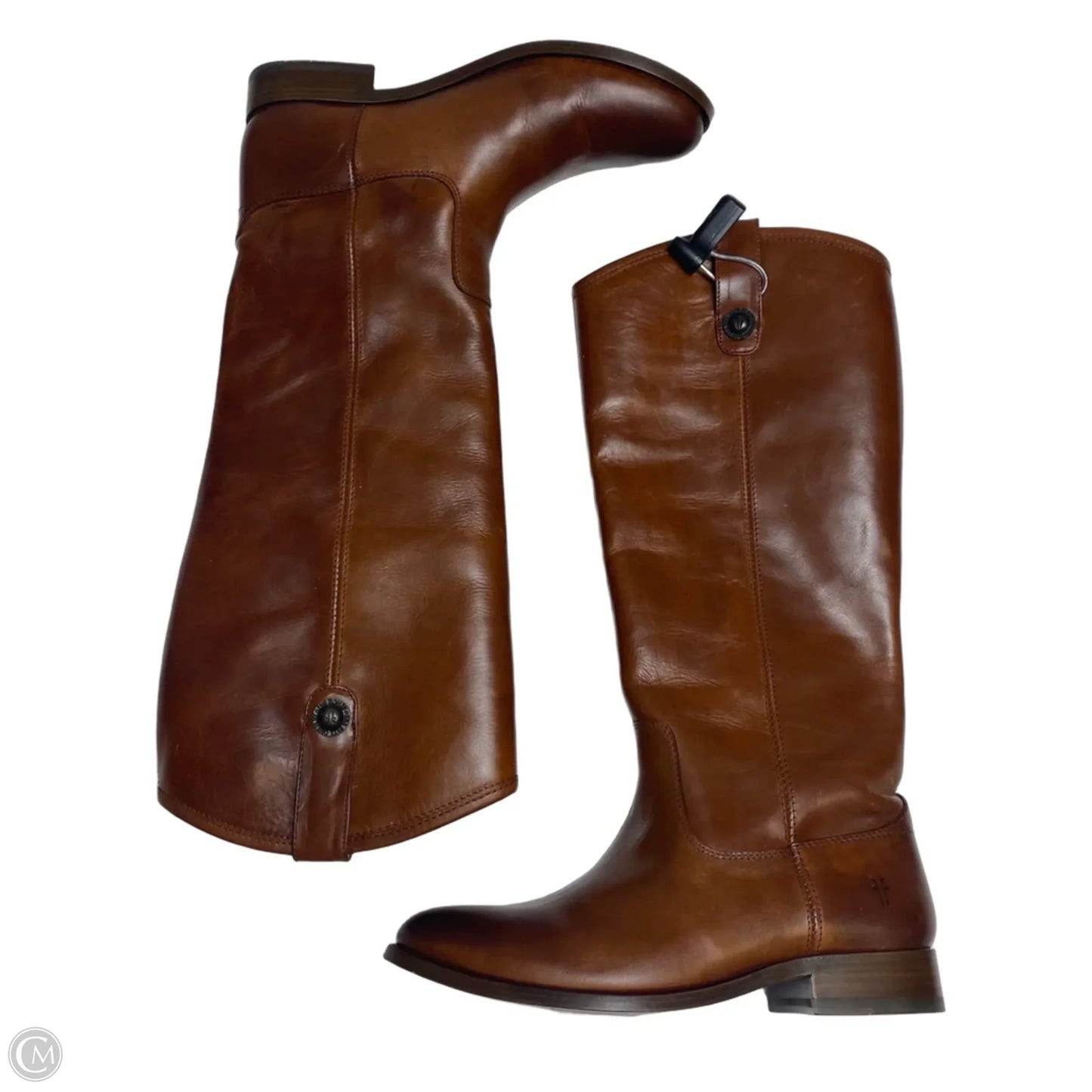 Boots Designer By Frye In Brown, Size: 6.5