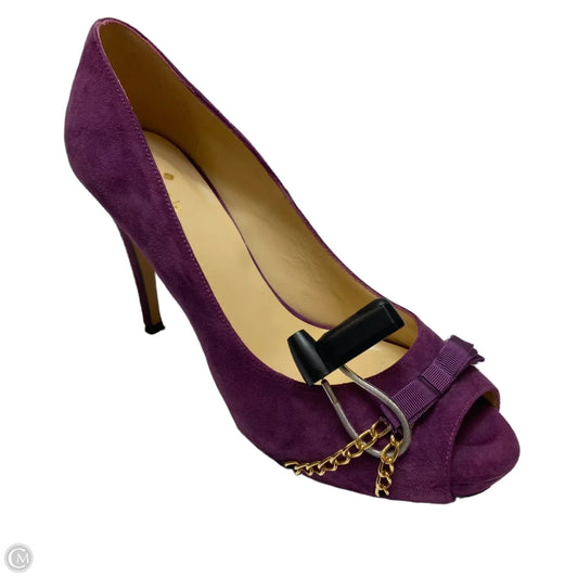 Shoes Designer By Kate Spade In Purple, Size: 9
