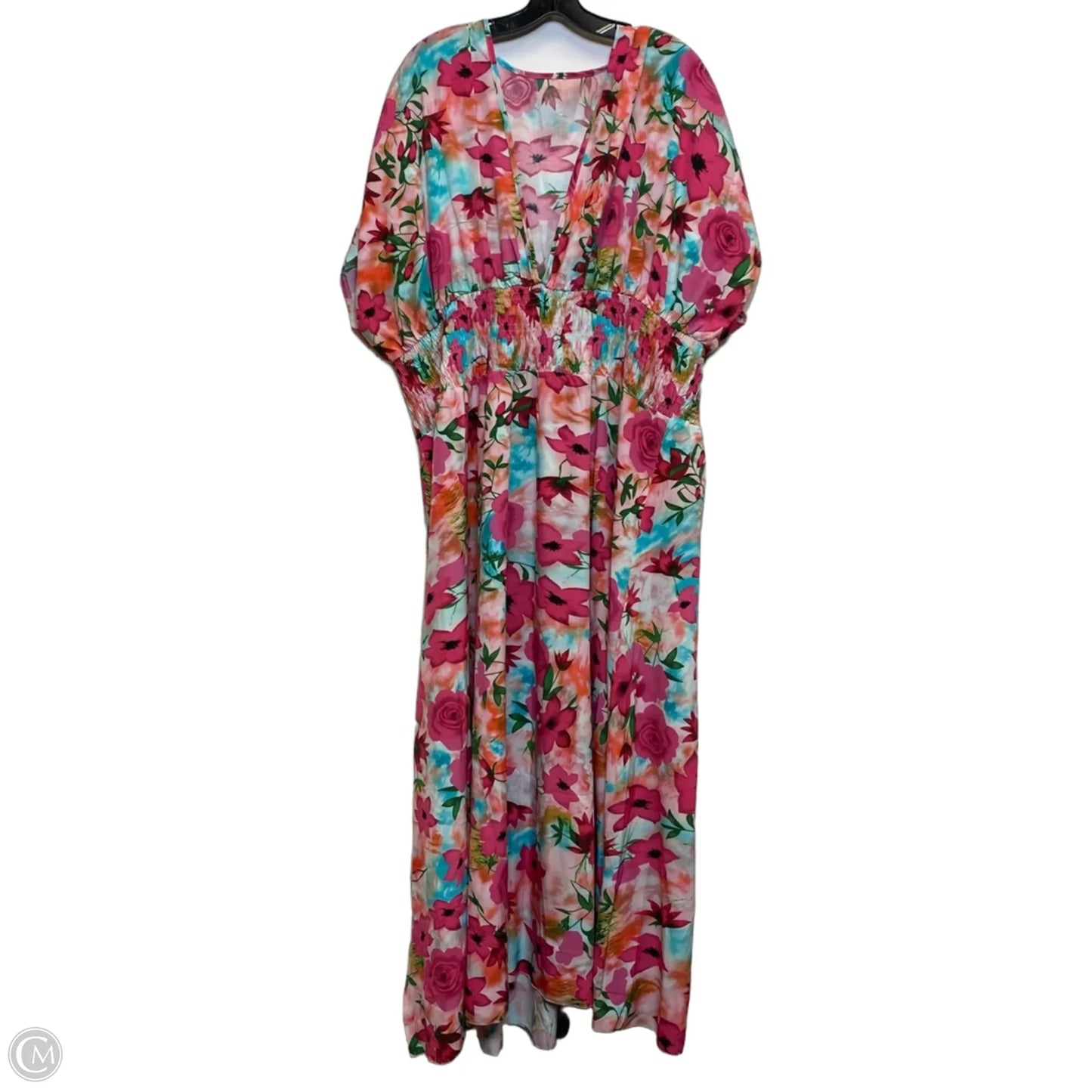 Dress Casual Maxi By Shein In Floral Print, Size: 4x