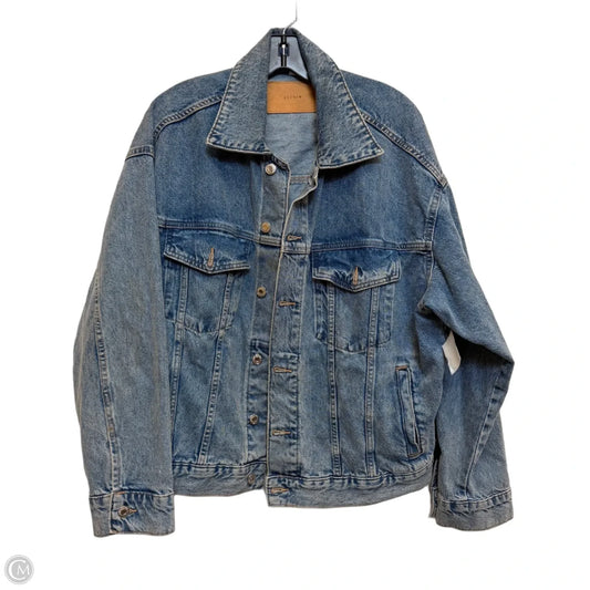 Jacket Denim By H&m In Blue Denim, Size: M
