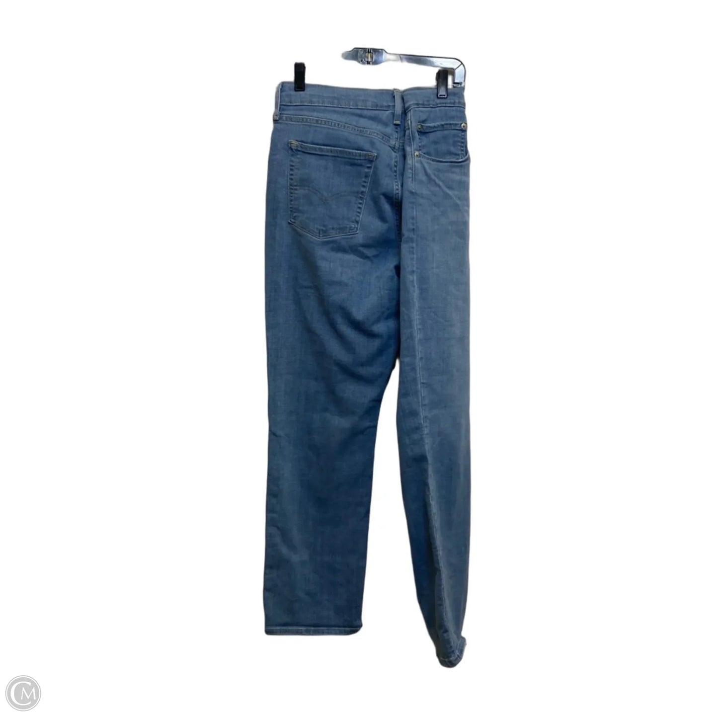 Jeans Straight By Levis In Blue Denim, Size: 16