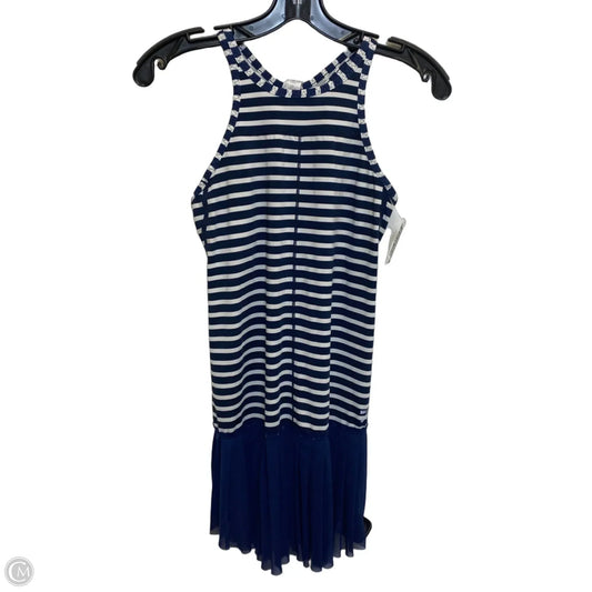 Athletic Tank Top By New Balance In Blue & White, Size: S