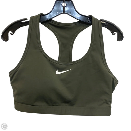 Athletic Bra By Nike Apparel In Green, Size: L