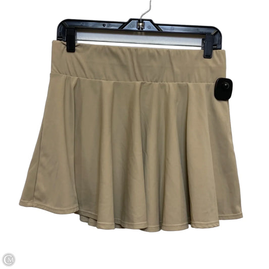 Athletic Skort By Baleaf In Tan, Size: L