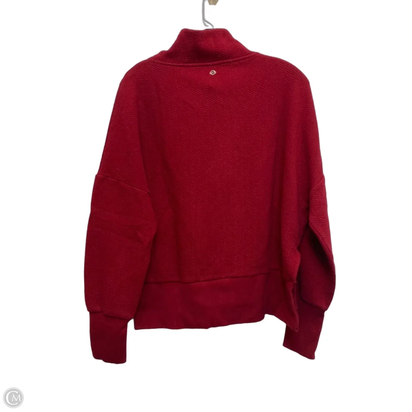 Athletic Sweatshirt Collar By Calia In Rainbow Print, Size: S