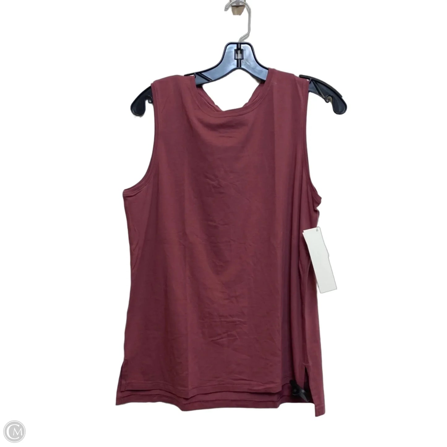 Athletic Tank Top Designer By Lululemon In Pink, Size: M