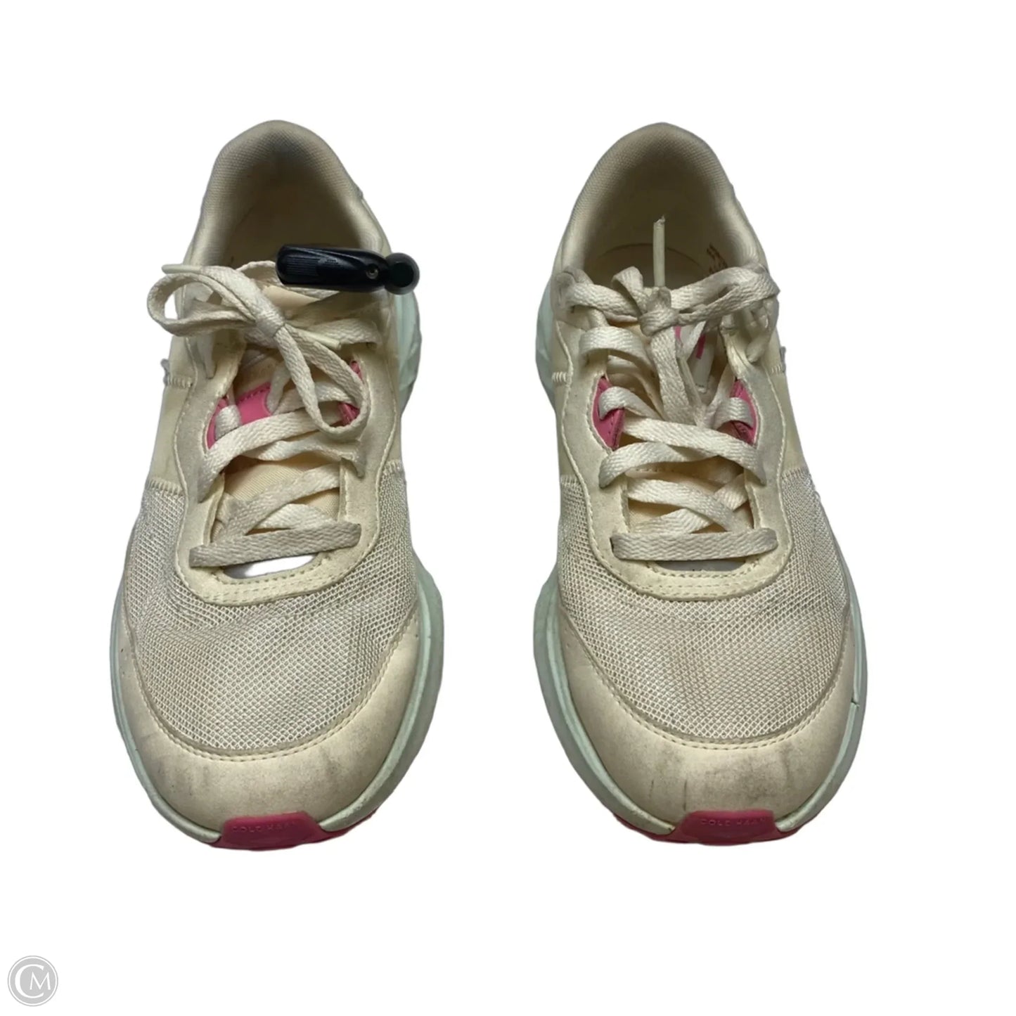 Shoes Designer By Cole-haan In Blue & Cream, Size: 9.5