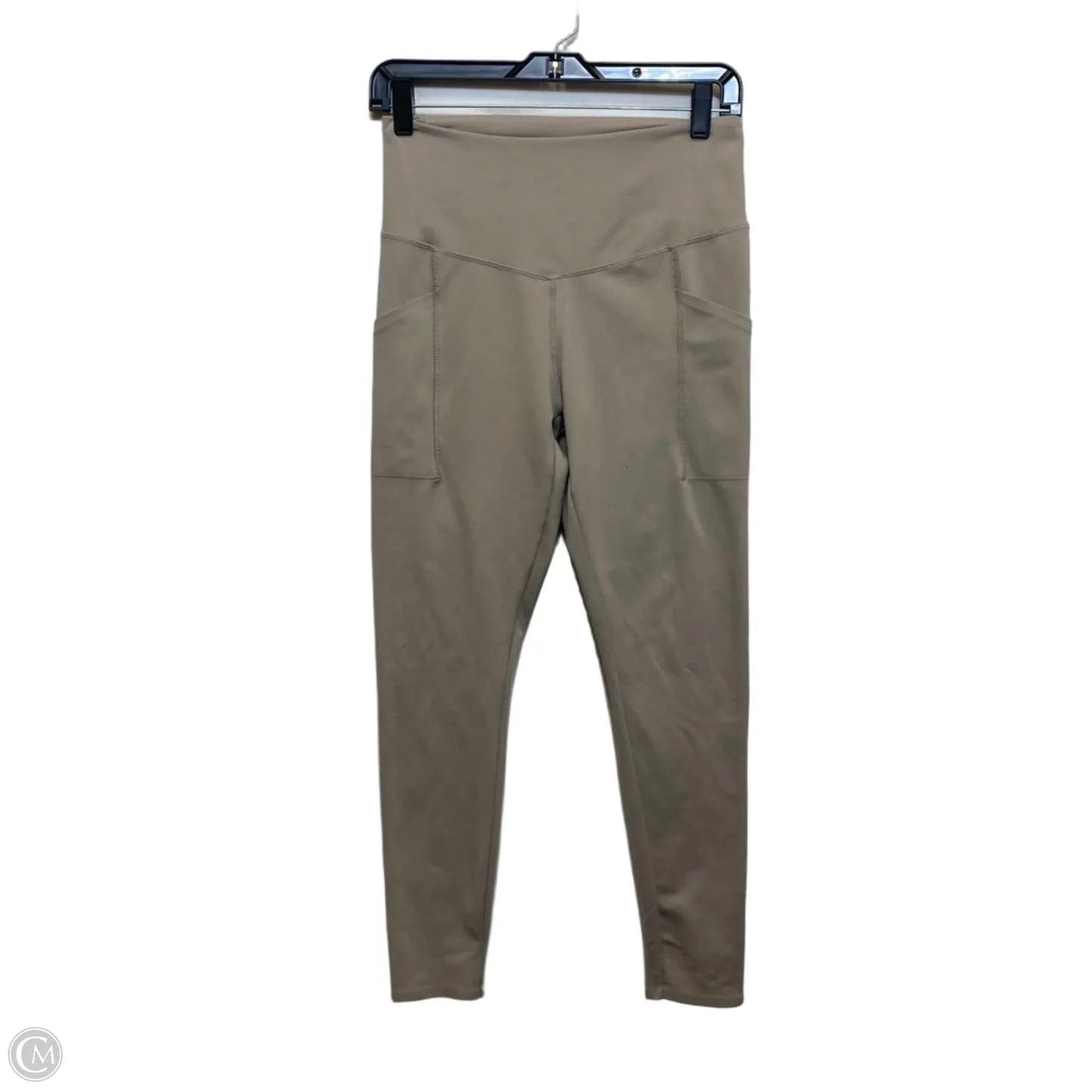 Athletic Leggings By Danskin In Tan, Size: M