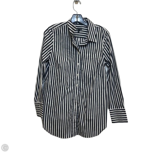 Top Long Sleeve By Talbots In Black & White, Size: S