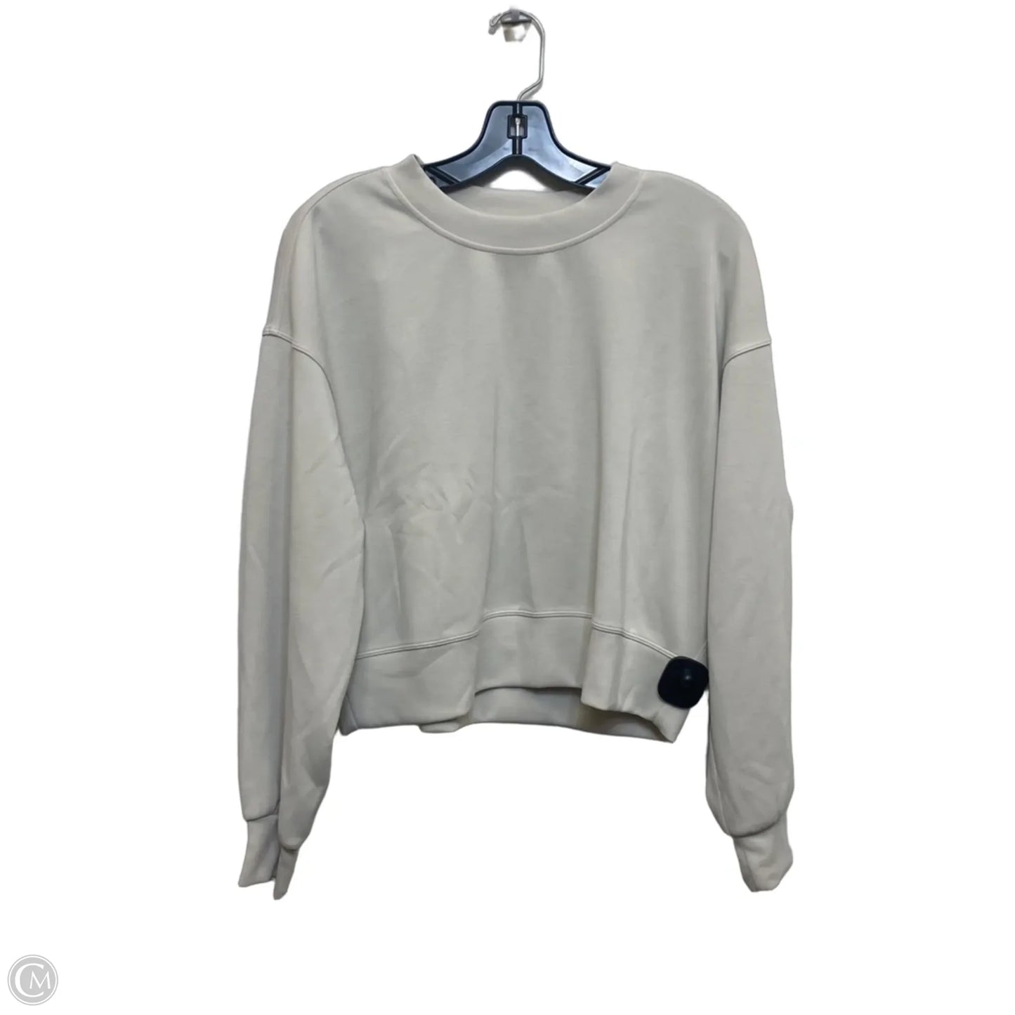 Athletic Sweatshirt Crewneck Designer By Lululemon In Tan, Size: S