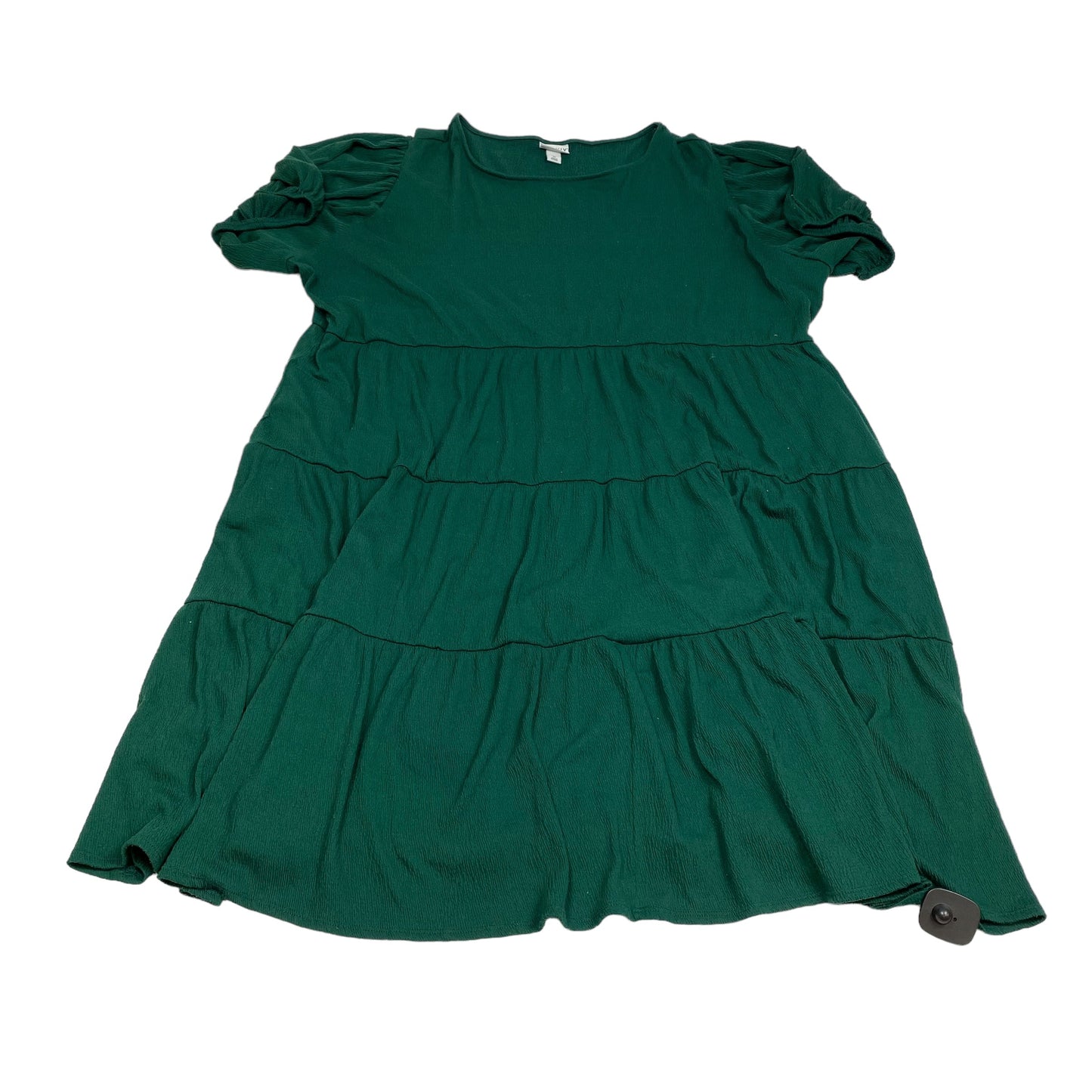 Green Dress Casual Midi Ava & Viv, Size 3x