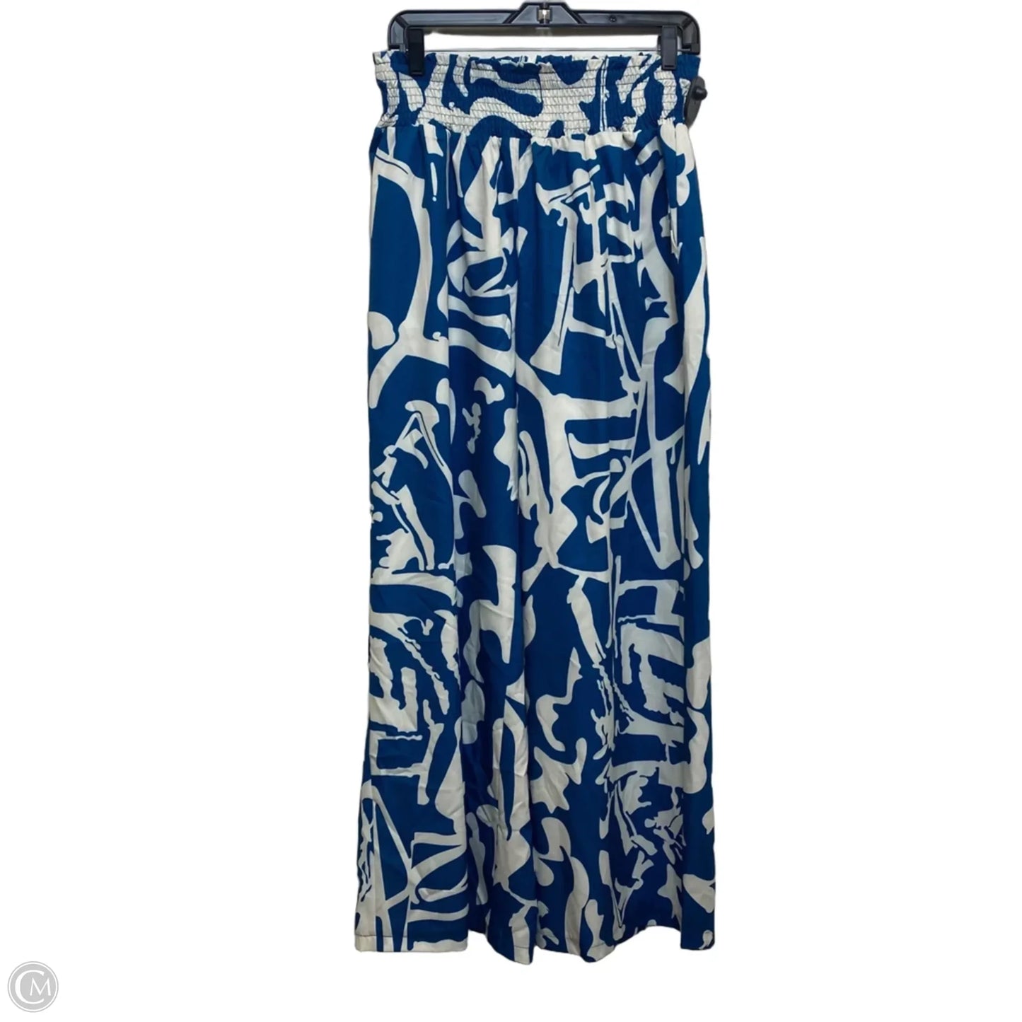 Pants Set 2pc By Shein In Blue & White, Size: 12