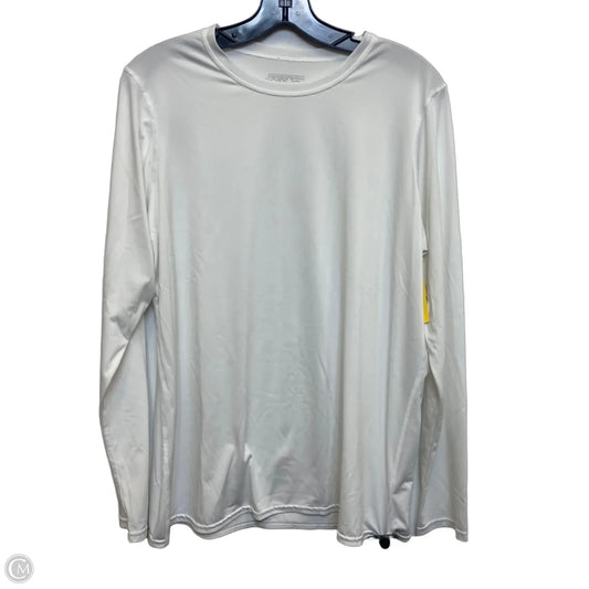 Athletic Top Long Sleeve Crewneck By Patagonia In White, Size: Xl
