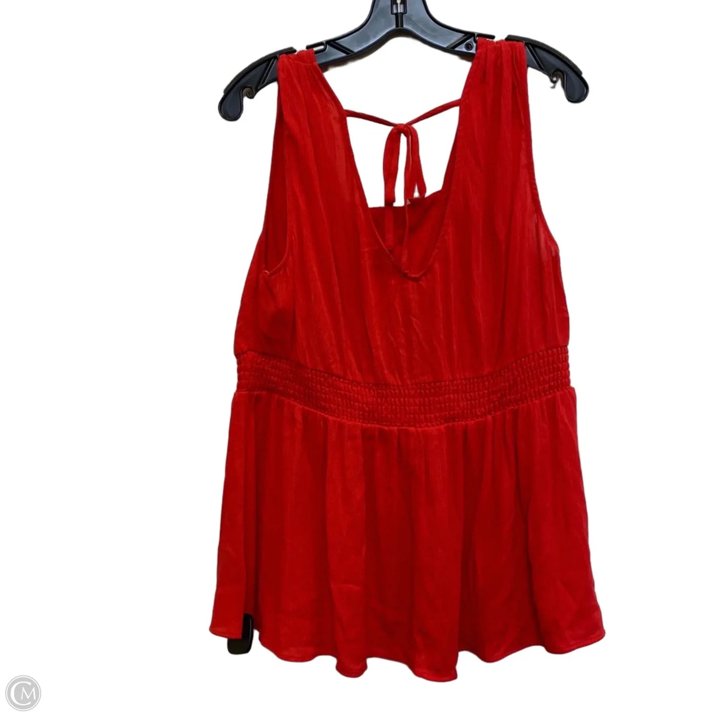 Top Sleeveless By Torrid In Red, Size: 1x
