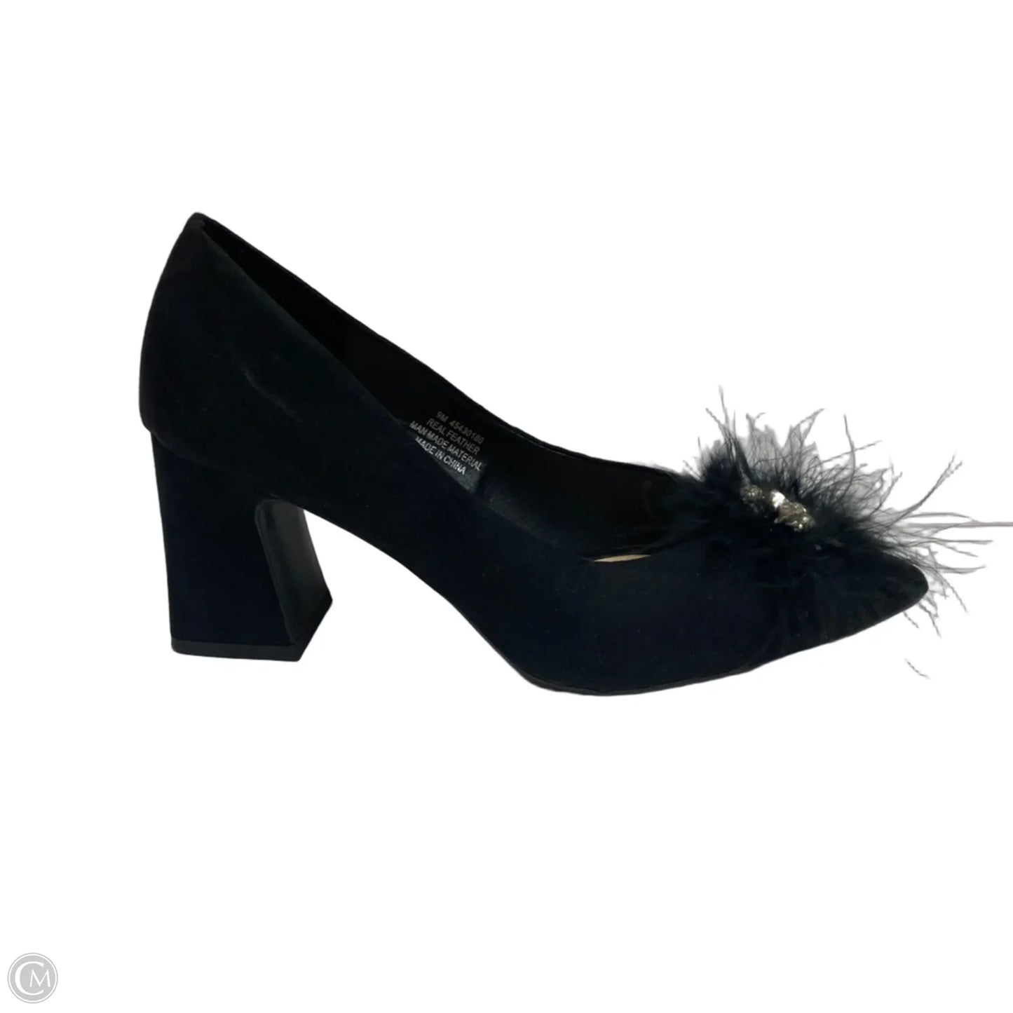 Shoes Heels Block By Cato In Black, Size: 9