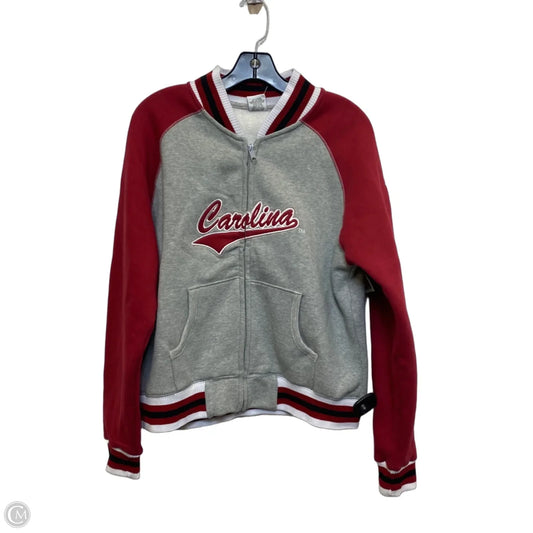Jacket Other By Colosseum In Grey & Red, Size: L