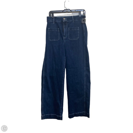 Jeans Wide Leg By Old Navy In Blue Denim, Size: 8