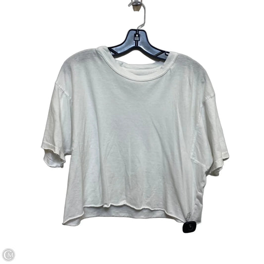 Athletic Top Short Sleeve By Free People In White, Size: Xs