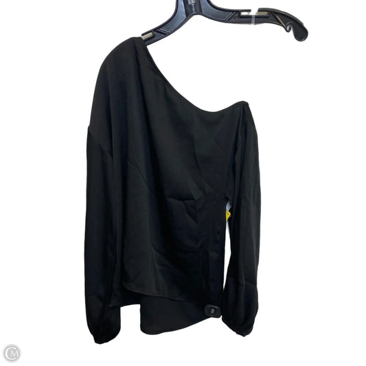 Top Long Sleeve By Tyche In Black, Size: Xs