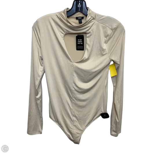 Bodysuit By Express In Tan, Size: S