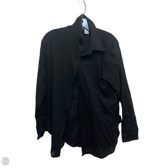 Top Long Sleeve By H&m In Black, Size: Xs