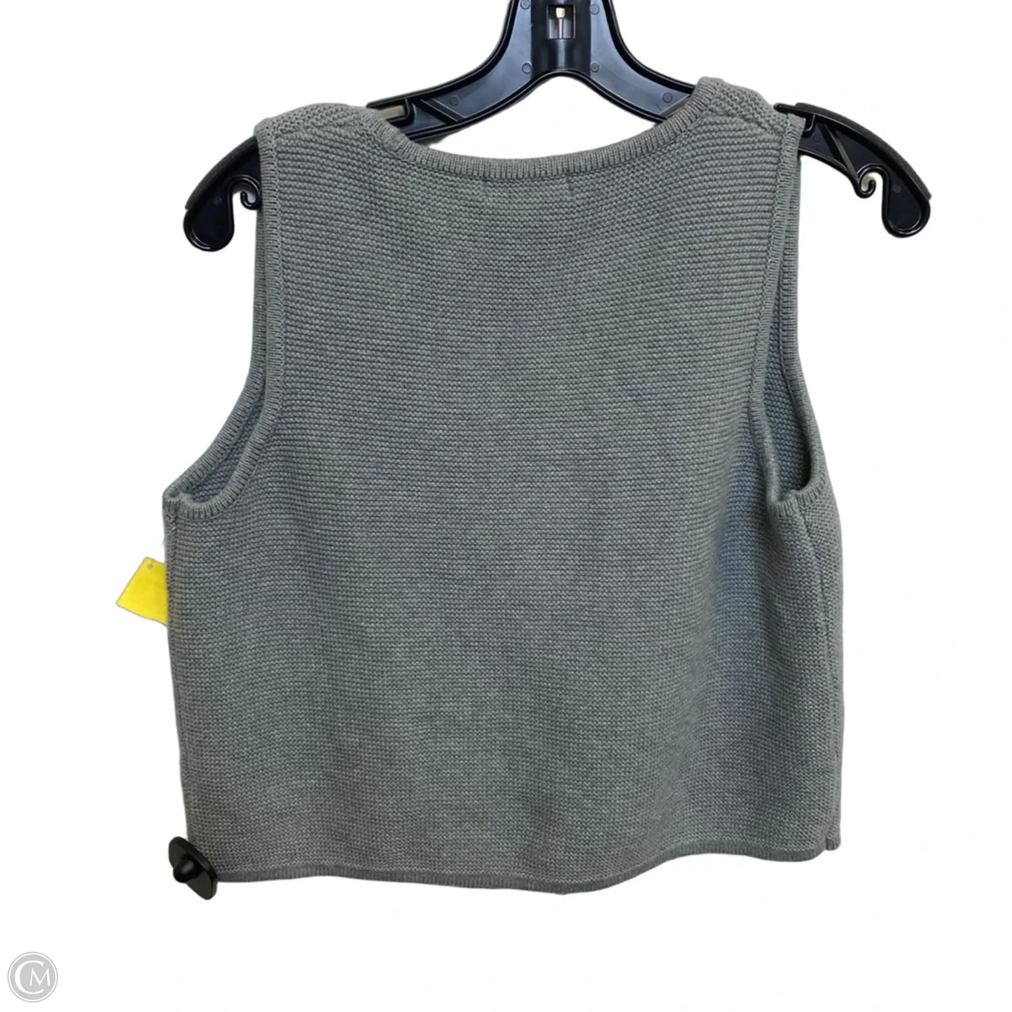 Vest Sweater By Zenana In Grey, Size: S