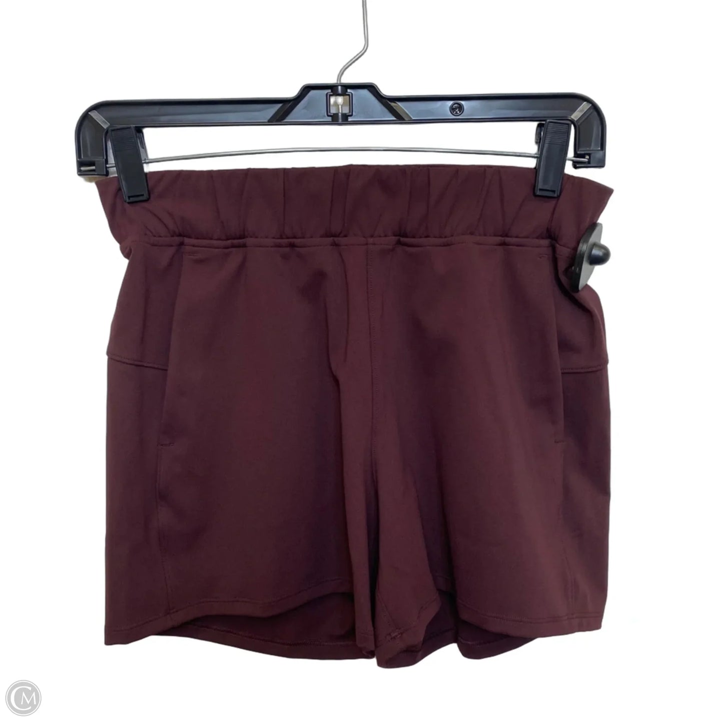 Athletic Shorts By Lululemon In Maroon, Size: Xs