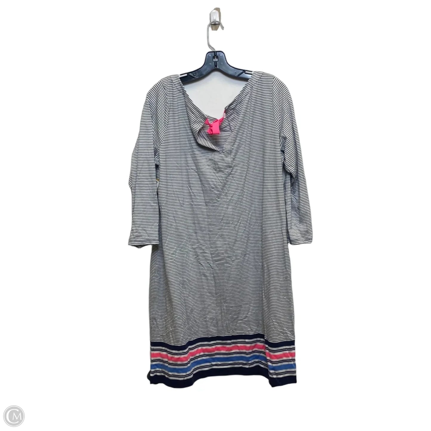 Dress Designer By Lilly Pulitzer In Blue & White, Size: Xl