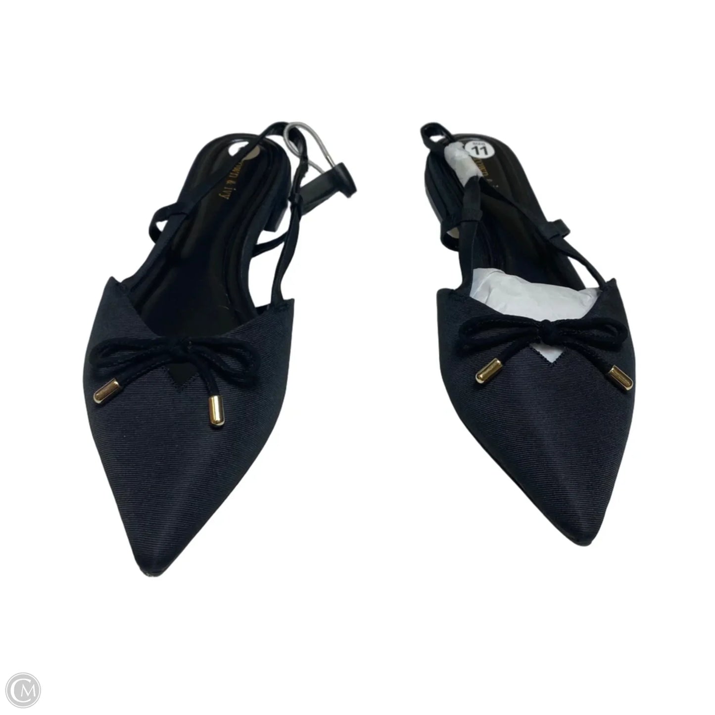 Shoes Flats By Crown And Ivy In Black, Size: 11