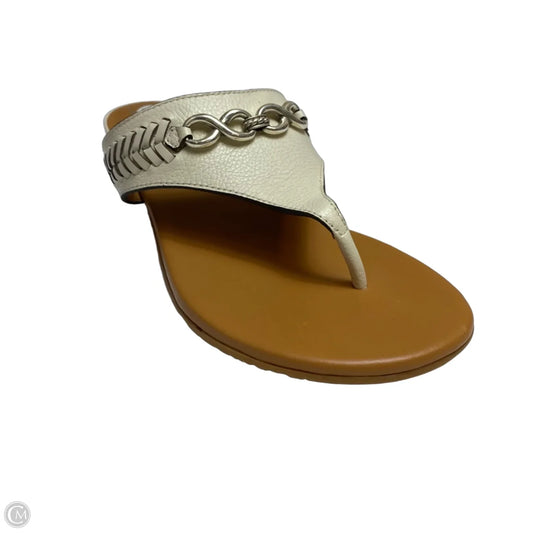 Sandals Designer By Brighton In Cream, Size: 7