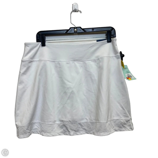 Athletic Skort By Dsg Outerwear In White, Size: L