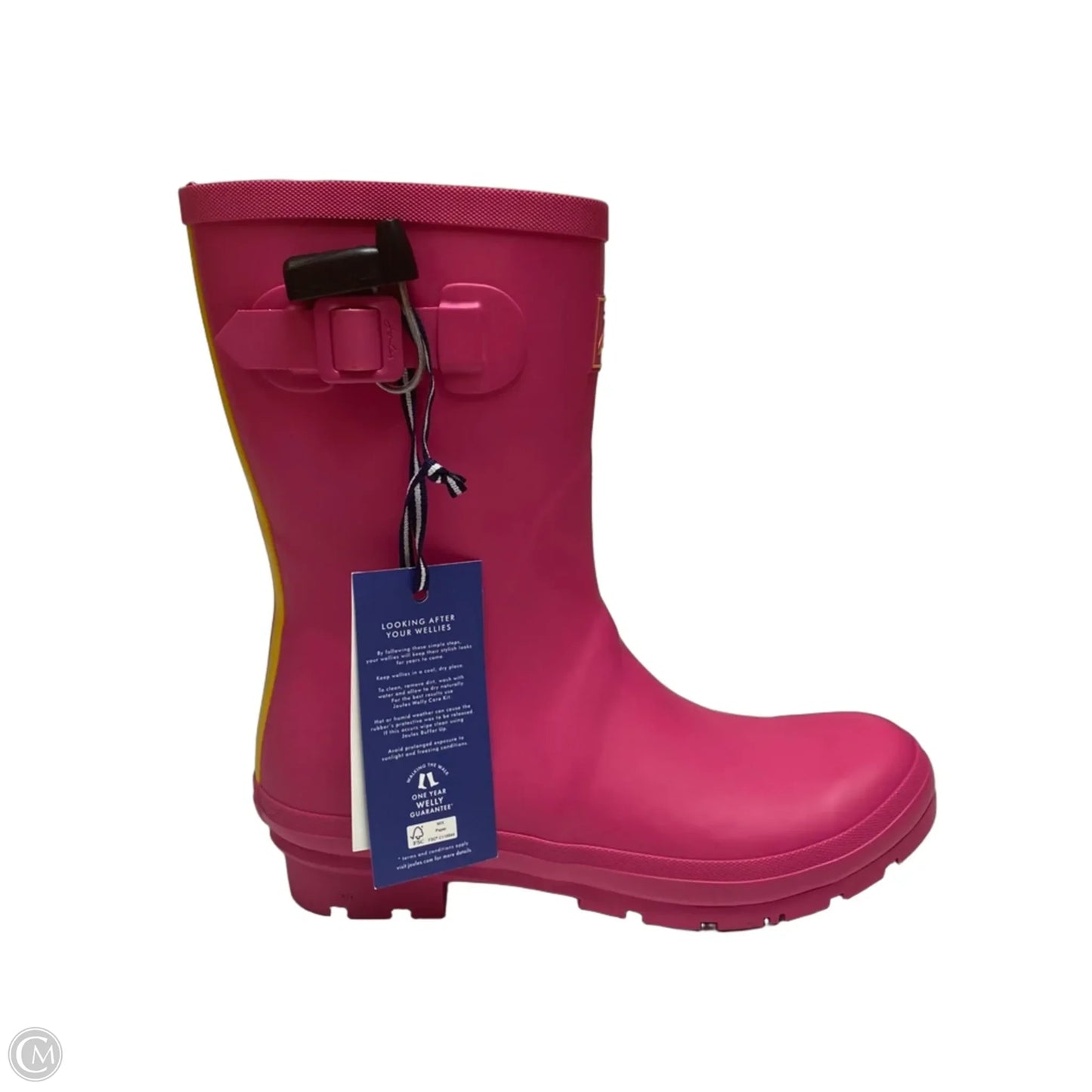 Boots Rain By Joules In Pink, Size: 10