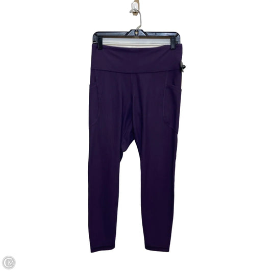 Athletic Leggings By Old Navy In Purple, Size: L